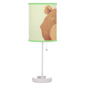 CloseUp of Big Brown Bear Table Lamp (Left)