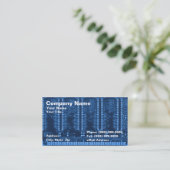 Closeup of Circuit Board Business Card (Standing Front)