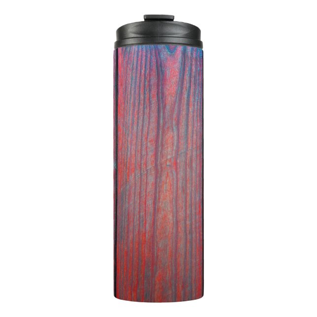 Closeup of old wood planks texture backgroundabstr thermal tumbler (Front)