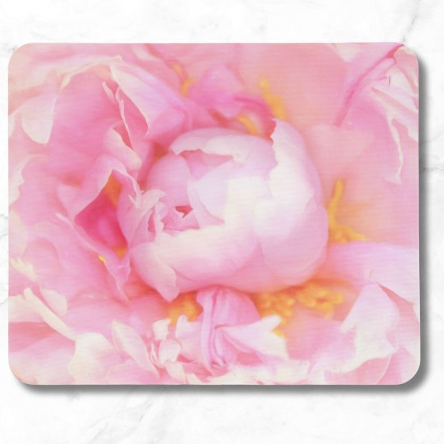Closeup of Pink Peony Mousepad (Creator Uploaded)