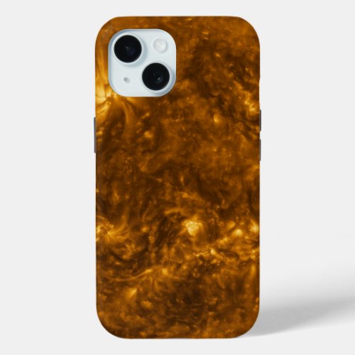Closeup of the Sun iPhone 15 Case