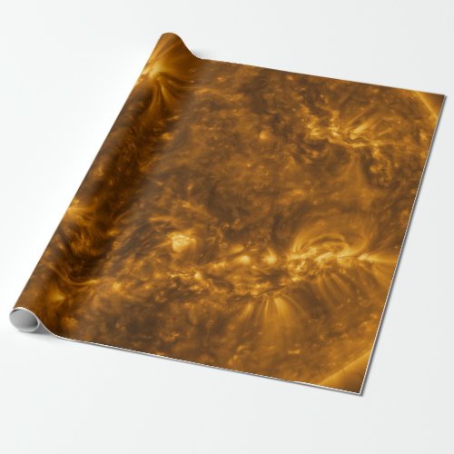 Closeup of the Sun Wrapping Paper