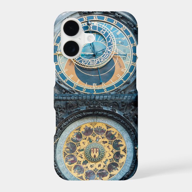 Closeup on Prague Astronomical Clock Case-Mate iPhone Case (Back)