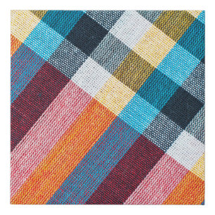 Closeup texture of Fabric, Thai style loincloth Faux Canvas Print