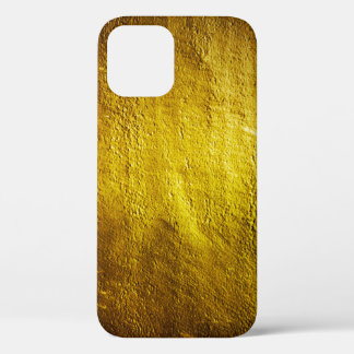 Closeup? yellow? wall? texture? for? vintage? back iPhone 12 case
