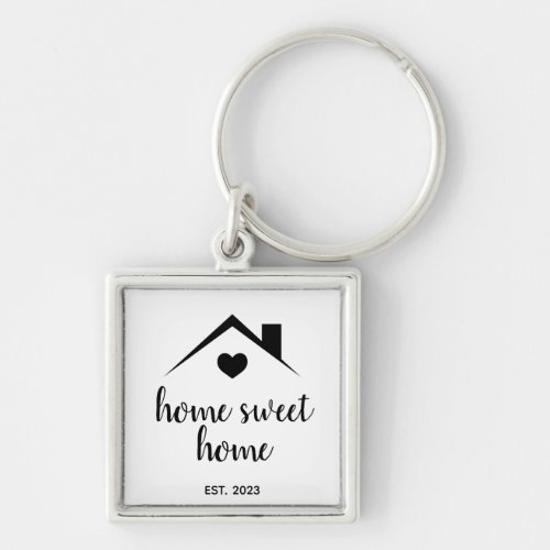 Closing Day New Homeowner Real Estate Keychain