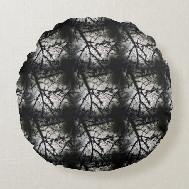 Closing In Round Pillow (Front)