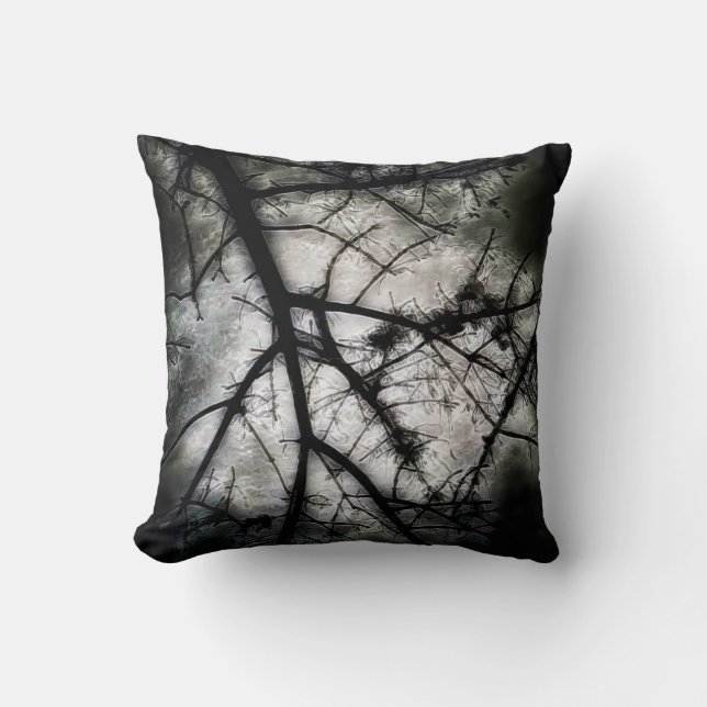 Closing In Throw Pillow (Front)