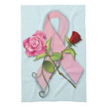 Closure for the Breast Cancer Survivor Kitchen Towel