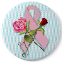 Closure for the Breast Cancer Survivor Pinback Button
