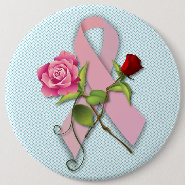 Closure for the Breast Cancer Survivor Pinback Button (Front)