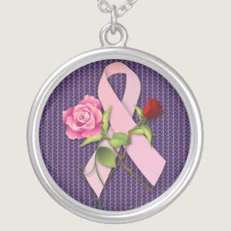 Closure for the Breast Cancer Survivor Silver Plated Necklace