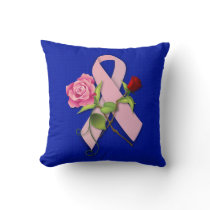 Closure for the Breast Cancer Survivor Throw Pillow