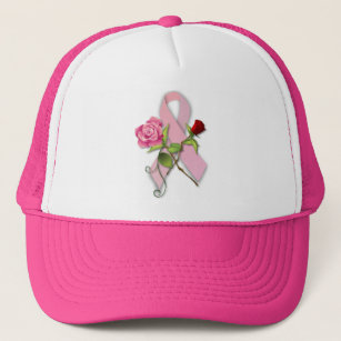 Breast Cancer Awareness Hat  Ribbon Butterfly Baseball Cap