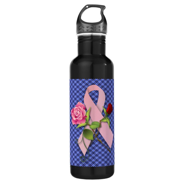 Closure for the Breast Cancer Survivor Water Bottle (Front)