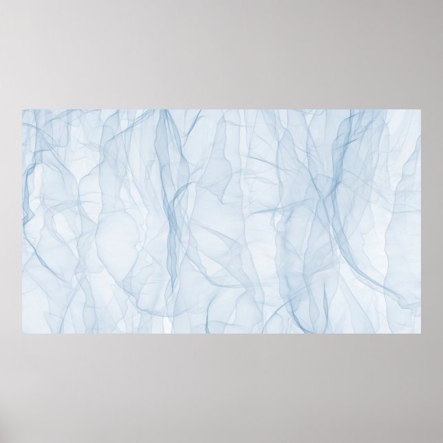 Cloth blue modern background art poster (Front)