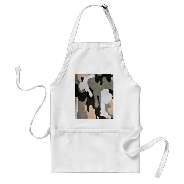 Cloth Camouflage Pattern Adult Apron (Front)
