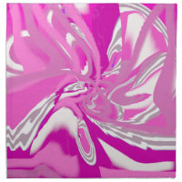 Cloth Dinner Napkins Chic Fuchsia Pink (4 Napkins)