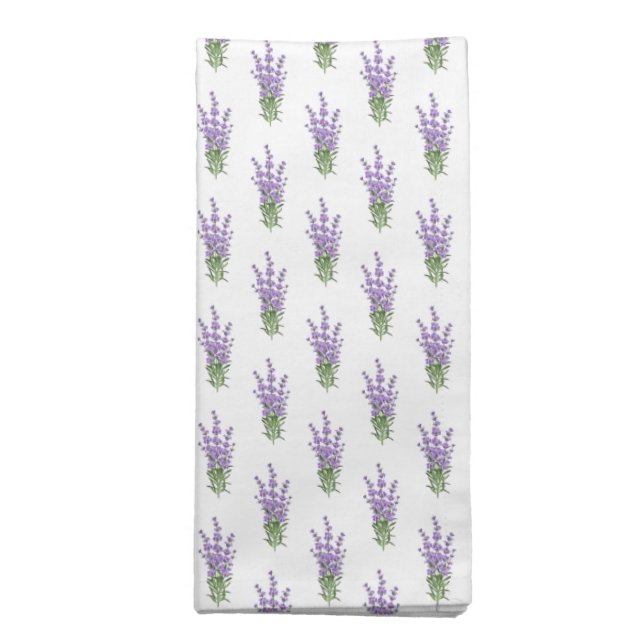Cloth Dinner Napkins Set-Lavender (Folded)