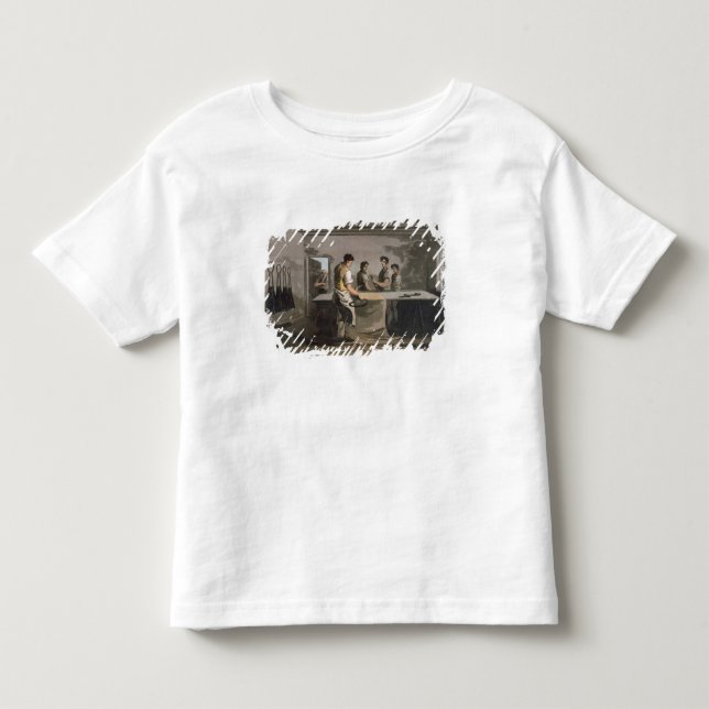 Cloth Dressers, from `Costume of Yorkshire' engrav Toddler T-shirt (Front)