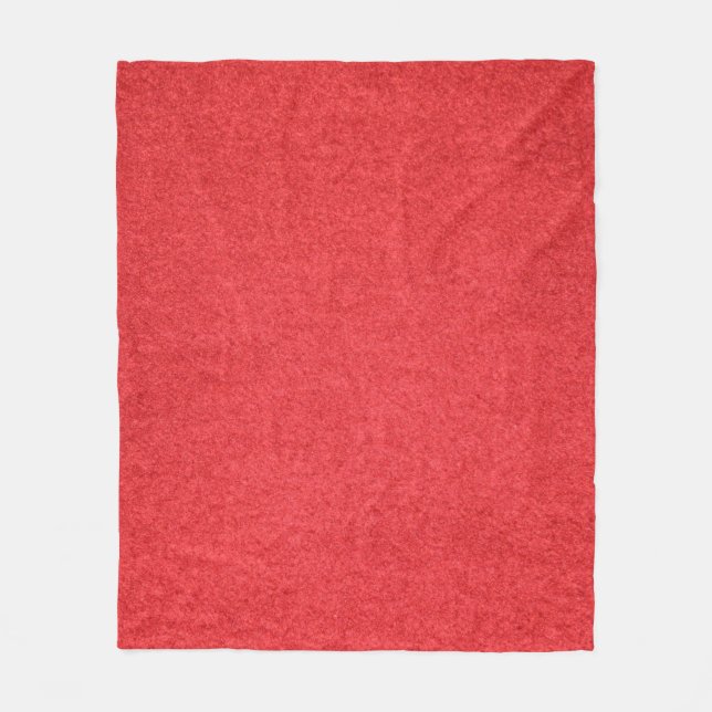 Cloth fabric red textile material fleece blanket (Front)