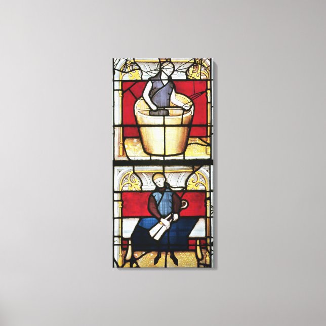 Cloth Merchant's Window Canvas Print (Front)