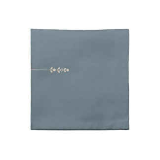 Cloth Napkin Green Rustic Farmhouse Botanical 