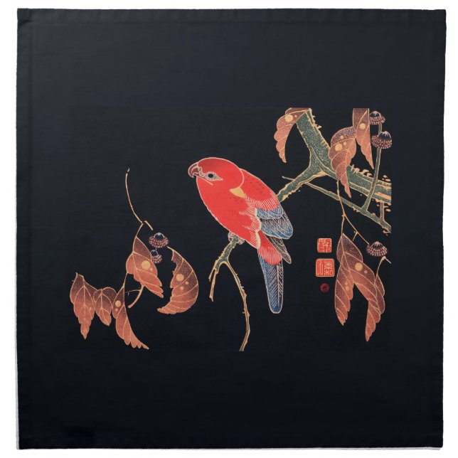 CLOTH NAPKIN : JAPANESE WOODBLOCK (Front)