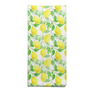 Cloth Napkin-Lemon's Set of Four Dinner Napkin