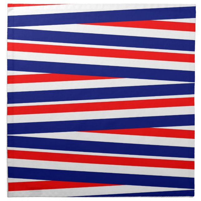 Cloth Napkin-Patriotic Ribbon  (Front)