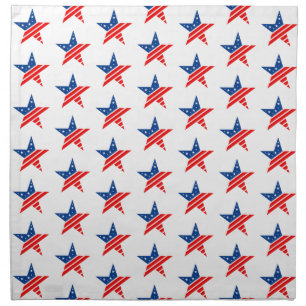 Cloth Napkin-Patriotic Stars Napkin
