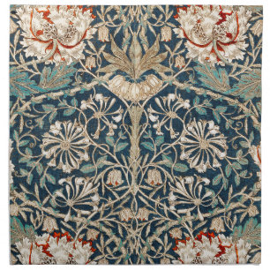 CLOTH NAPKIN : WILLIAM MORRIS : HONEYSUCKLE