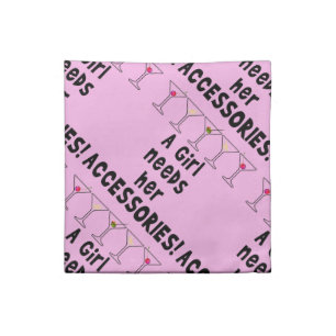 CLOTH NAPKINS - A GIRL NEEDS HER ACCESSORIES