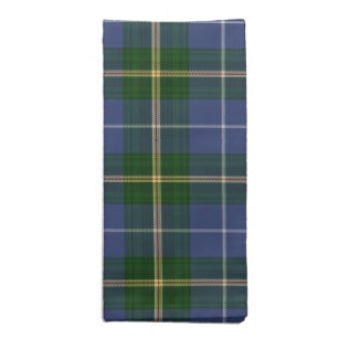 Cloth napkins  Blue Nova Scotia Tartan plaid