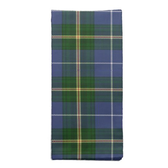 Cloth napkins Blue Nova Scotia Tartan plaid