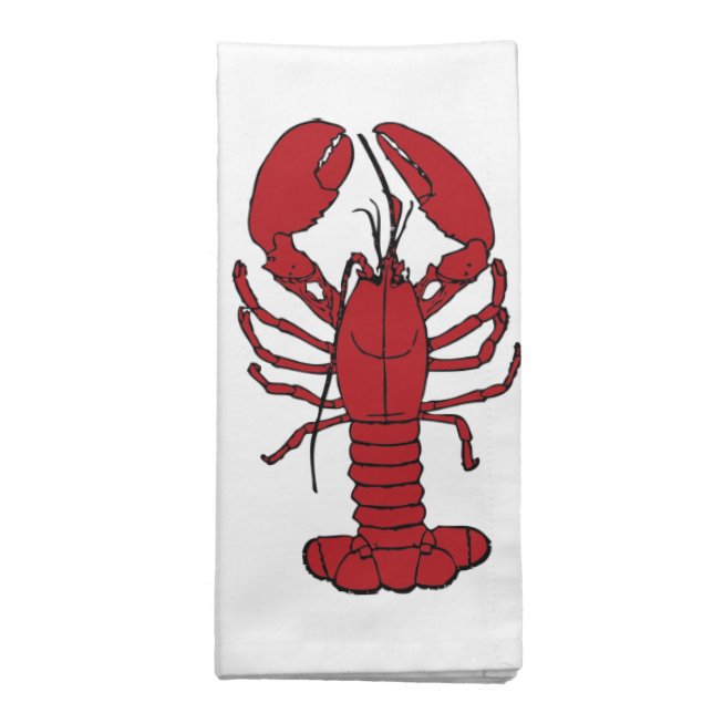 Cloth napkins lobster (Folded)