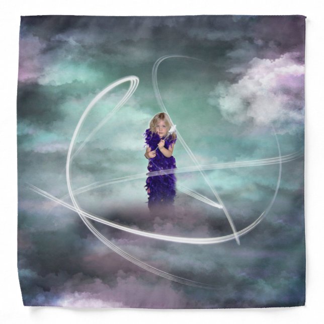 Cloth or tapestry for card reading bandana (Front)