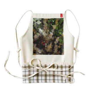 Cloth patches of different colors zazzle HEART apron