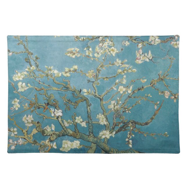 CLOTH PLACEMAT : VAN GOGH : ALMOND BLOSSOM  (Front)