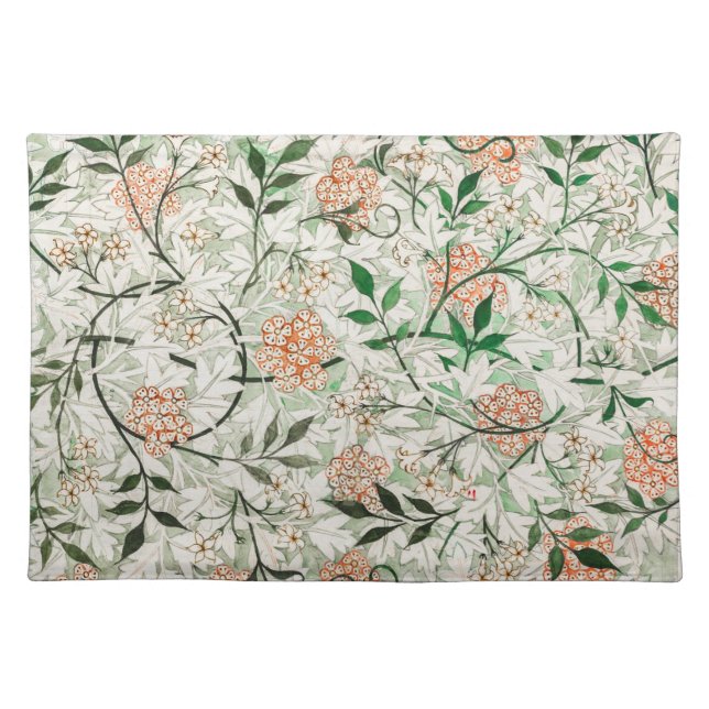 CLOTH PLACEMAT : WILLIAM MORRIS : JASMINE (Front)