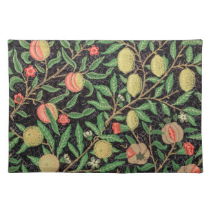 CLOTH PLACEMAT : WILLIAM MORRIS : POMEGRANATES