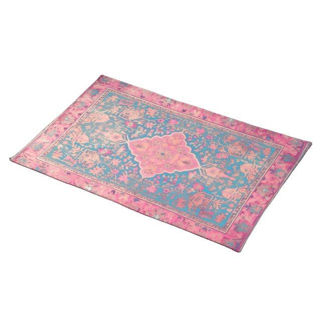 Cloth Placemat with Persian pattern (On Table)