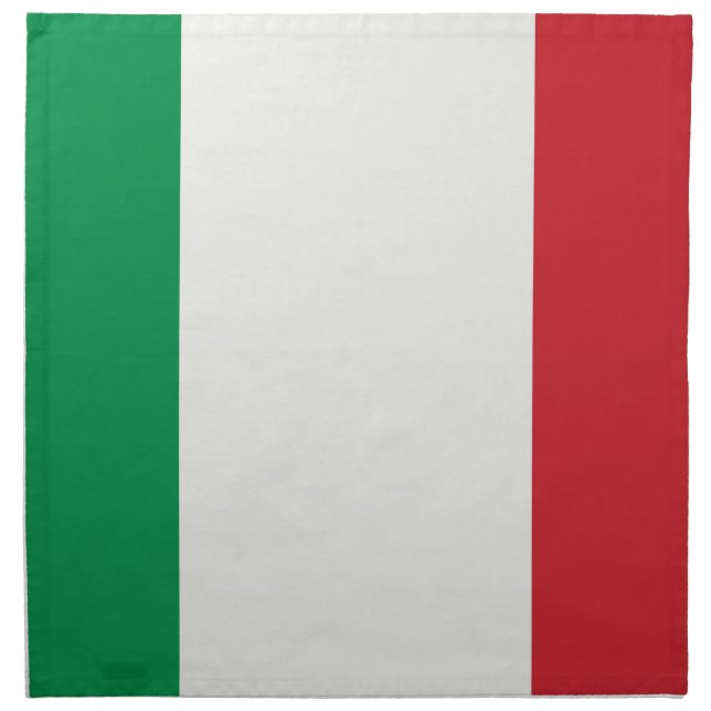 cloth Serviette Italy flag (Front)