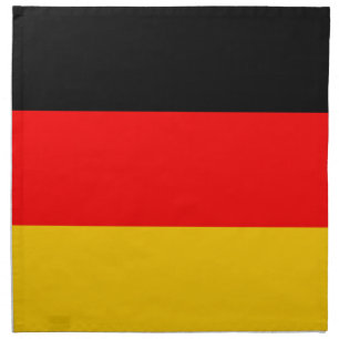 cloth Serviettes with German flag Napkin