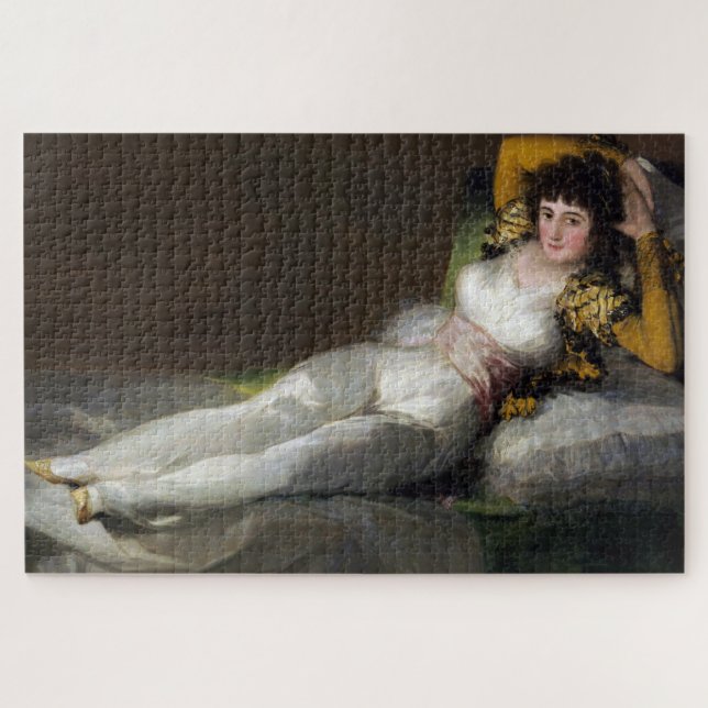Clothed Maja (by Francisco Goya) Jigsaw Puzzle (Horizontal)