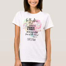 Clothed Strength Dignity Teen GODDAUGHTER Quote  T