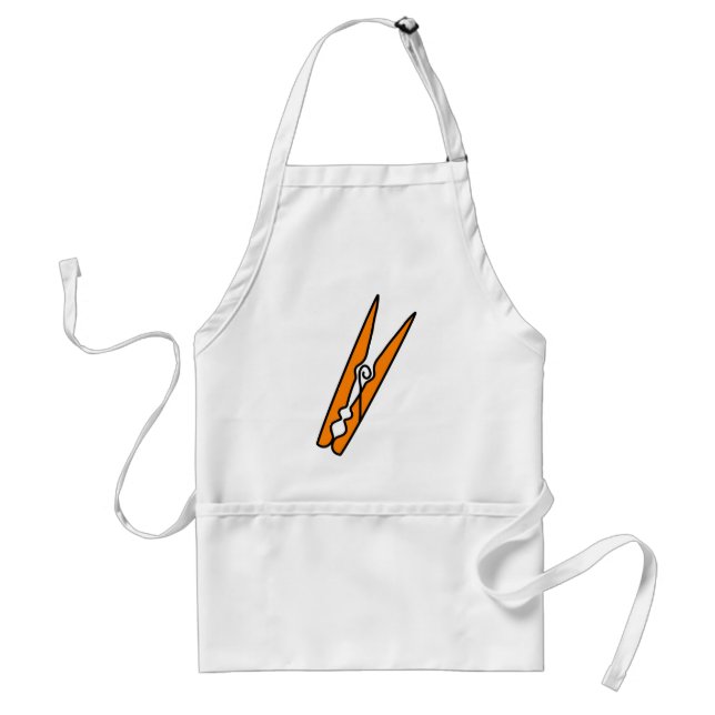 Clothes Peg Adult Apron (Front)