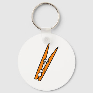 Clothes Peg Keychain