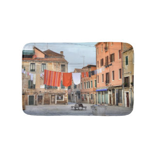 Clotheslines At Campo Ruga Bath Mat
