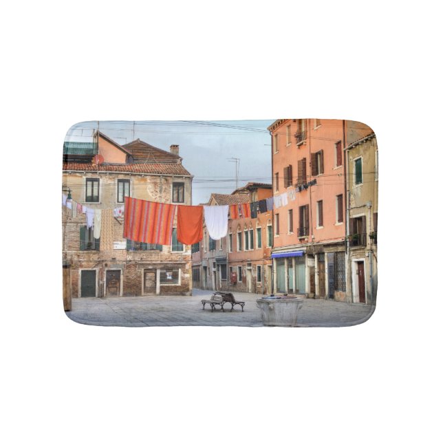 Clotheslines At Campo Ruga Bath Mat (Front)